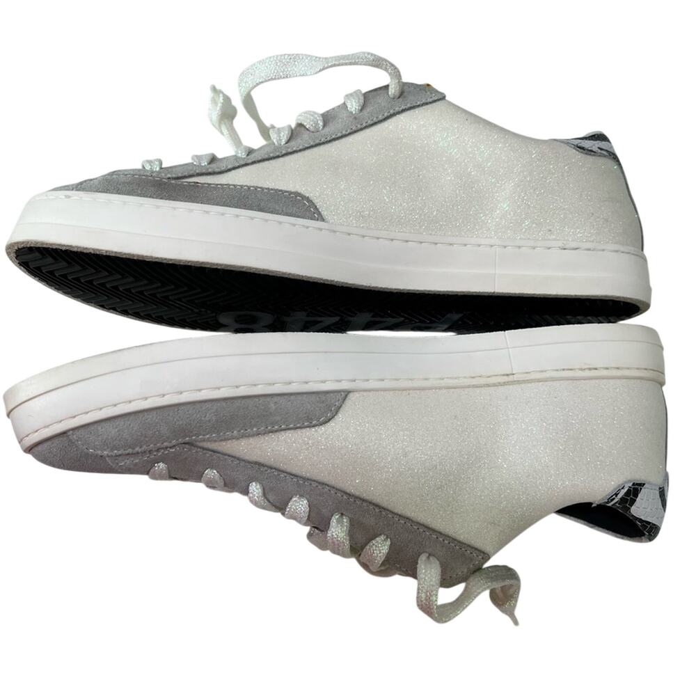 NEW P448 John Low Sneakers Glitter - Picture 7 of 14